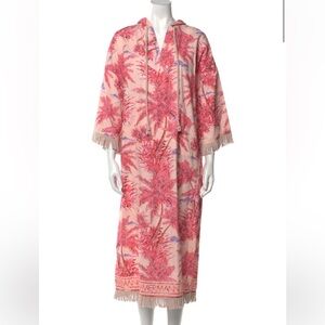 Zimmermann Fringe Resort Cover Pink Floral Size 1 fits M-L Palm Trees Botanical